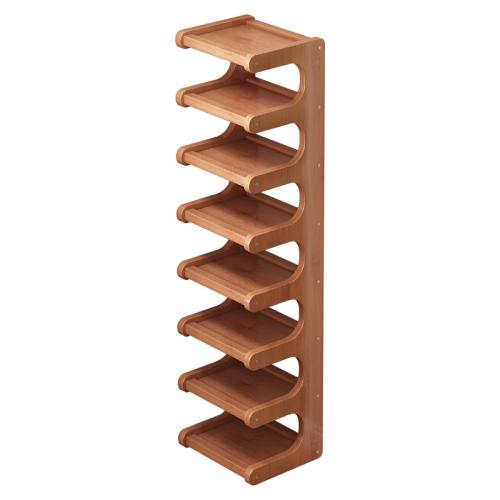 Moso Bamboe Schoenen Rack Organizer Solide stuk