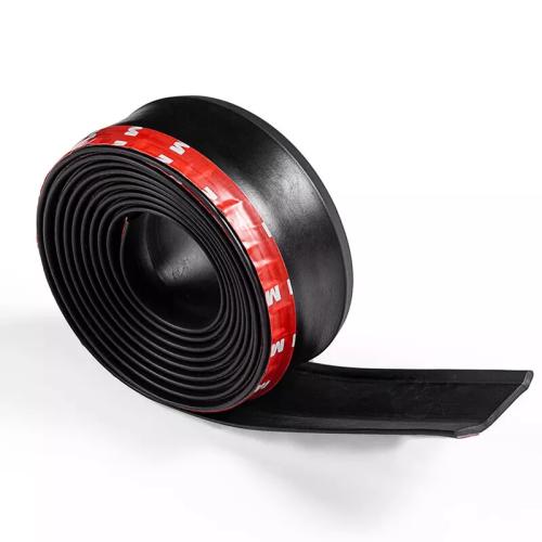 Universal Car Lip Skirt Protector Rubber Splitter Front Bumper Spoiler Side 2.5M