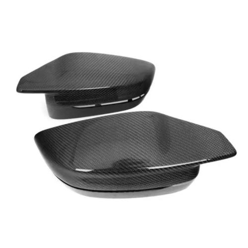 REAL CARBON FIBER REPLACEMENT MIRROR CAPS FOR BMW G80 G82 G83 G87 M2 M3 M4 2021 upward