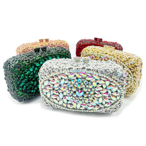 PU Leather Easy Matching Clutch Bag with rhinestone PC