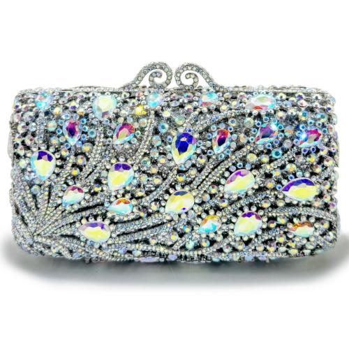 PU Leather Easy Matching Clutch Bag with rhinestone PC