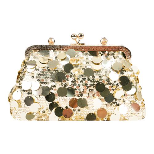 Plastic Sequins & Polyester Easy Matching Clutch Bag PC