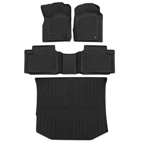 Floor Liners Mats and Rear Cargo Liners for 2013-2024 Toyota 4Runner TPE