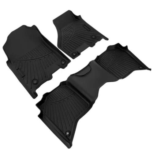 TPE Floor Mats Liners for 2019-2024 Ram 2500/3500 Crew Cab All Weather