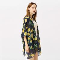 Polyester Swimming Cover Ups sun protection printed fruit pattern PC