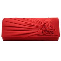 Silk Clutch Bag attached with hanging strap Unlined floral PC