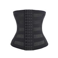 Nylon & Polyester Waist & Shapewear & Plus Size Sexy Corset & breathable & skinny style patchwork Solid PC