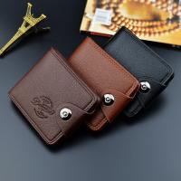 PU Leather Vintage Wallet Multi Card Organizer & large capacity & soft surface PU Leather Solid PC
