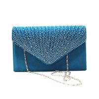 Satin iron-on Clutch Bag attached with hanging strap Unlined Solid PC