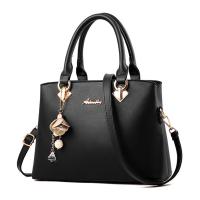 PU Leather Easy Matching Handbag with extra hanging strap & sewing thread Solid PC
