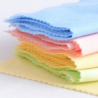 Microfiber Glass Cleaning Cloth random color Solid mixed colors PC