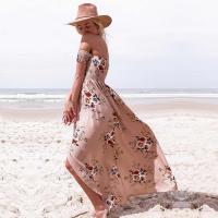 Acrylic Off Shoulder & Slim & Plus Size Beach Dress & tube printed :5xl PC