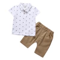 Spandex & Algodón Conjunto de ropa de bebé, Pantalones & parte superior, impreso, Otros, más colores para elegir,  Conjunto