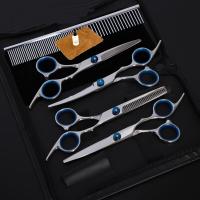 Stainless Steel Pet Hair Scissors Set four piece Solid original color Set