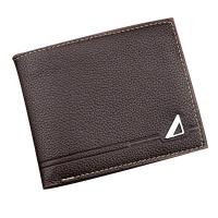 PU Leather Wallet Multi Card Organizer & sewing thread & soft surface Solid PC