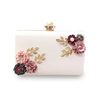 PU Leather & Polyester Easy Matching Clutch Bag floral PC