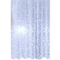 PEVA Concise & Modern Style & Waterproof Shower Curtain & transparent Solid PC
