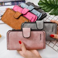 PU Leather Wallet durable & Multi Card Organizer & dull polish & portable PC