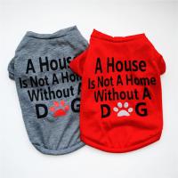 Cotton Pet Dog Clothing printed letter PC