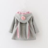 Cotton Soft & With Siamese Cap Girl Coat thicken PC
