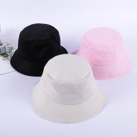 Cotton Outdoor Bucket Hat sun protection Solid : PC