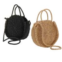 Straw Handmade Handbag attached with hanging strap Solid PC