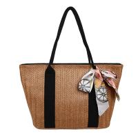 Polyester with silk scarf & Easy Matching Woven Shoulder Bag large capacity & hardwearing PC