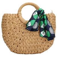 Polyester Concise & Handmade & Easy Matching Handbag large capacity Rattan Others PC