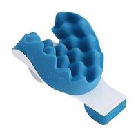 Sponge Neck Guard & Soft Neck Pillow massage blue and white PC
