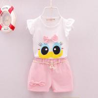 Cotton Baby Clothes Set & two piece & breathable Pants & top Cartoon PC