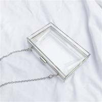 Acrylic hard-surface & Box Bag & Easy Matching Clutch Bag attached with hanging strap Solid PC