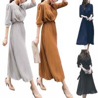 Chiffon & Polyester & Baumwolle Einteiliges Kleid, Patchwork, mehr Farben zur Auswahl,  Stück