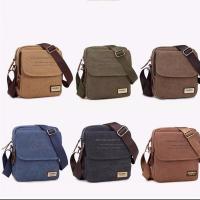 Canvas Crossbody Bag durable & soft surface Solid PC