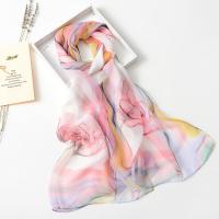 ジョーゼット 女性スカーフ 印刷 選択のためのより多くの色 一つ