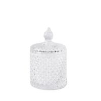 Glass Candy Jar plated PC