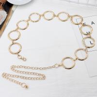 Metal Easy Matching Waist Chain flexible length Solid gold PC