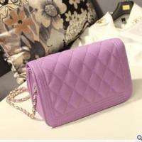 PU Leather Easy Matching Crossbody Bag with chain Argyle PC