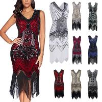 Polyester Tassels Short Evening Dress patchwork Others PC