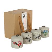 Ceramics dampproof Tea Caddies for storage & tight seal  Set