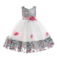 Cotton Princess Girl One-piece Dress Gauze & Polyester floral PC