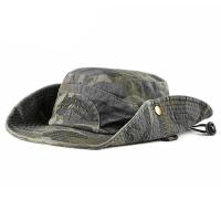 Cotton Bucket Hat sun protection & unisex & breathable camouflage PC