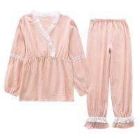 Cotton Women Pajama Set & two piece & breathable Pants & top PC