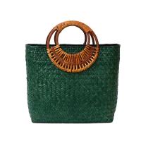 Straw Handmade & Weave Woven Tote large capacity PC