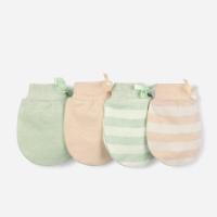 Baumwolle Neugeborenen Baby Handschuh, unterschiedliches Muster zur Auswahl, mehr Farben zur Auswahl,  Paar