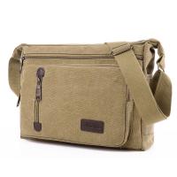 Canvas Crossbody Bag soft surface & hardwearing Polyester Solid PC