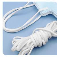 Polyamide Mask Earloop Cord Solid white Lot