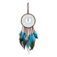 Leather & Feather & Iron With light & Creative Dream Catcher Hanging Ornaments hollow weave PC