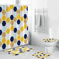Polyester Rideau de douche Imprimé couleur et motif différents pour le choix pièce