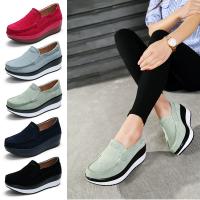 Cowhide Women Casual Shoes hardwearing & anti-skidding & breathable Pair