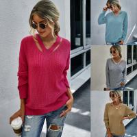 Acrylic Women Knitwear & loose & breathable Solid PC
